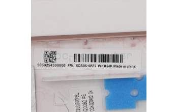 Lenovo 5CB0S18582 C-Abdeckung mit Tastatur, Bulgarisch, Sandrosa, Hintergrundbeleuchtung