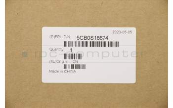 Lenovo 5CB0S18674 Tastatur inkl. Topcase C81N8 GRY NBLKB_PORT