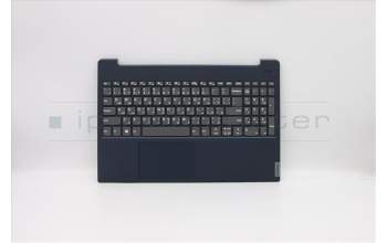 Lenovo 5CB0S18697 C-Abdeckung mit Tastatur, Arabisch, Blau, Ohne_Hintergrundbeleuchtung