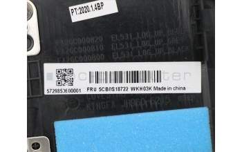 Lenovo 5CB0S18722 Tastatur inkl. Topcase C81N8 BLK BLKB_US