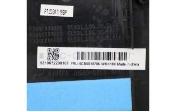 Lenovo 5CB0S18786 Tastatur inkl. Topcase C81N8 BLU BLKB_US