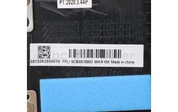 Lenovo 5CB0S18803 Tastatur inkl. Topcase C81N8 BLU BLKB_NORDI
