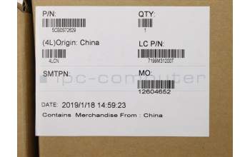 Lenovo 5CB0S72629 Tastatur inkl. Topcase ASM_SW L 81C4 IG