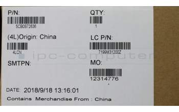 Lenovo 5CB0S72636 Tastatur inkl. Topcase ASM_USA L 81C4 IG