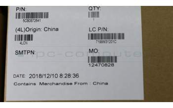 Lenovo 5CB0S72641 Tastatur inkl. Topcase ASM_IT L 81C4 MC