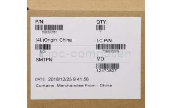 Lenovo 5CB0S72661 Tastatur inkl. Topcase ASM_SW L 81C4 MC