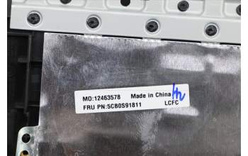 Lenovo 5CB0S91811 Tastatur inkl. Topcase L 81LB WH W/KB BL AR-E