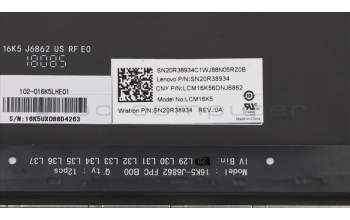 Lenovo 5CB0S95072 Tastatur inkl. TopcaseASM_ND W 81J0 IG BL