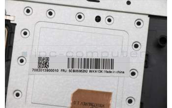 Lenovo 5CB0S95292 Tastatur inkl. Topcase C81MQ(US) NBL KB_GRK