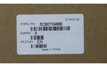 Lenovo 5CB0T04888 C-Abdeckung mit Tastatur, Englisch (GB), Eisengrau, Hintergrundbeleuchtung