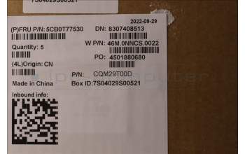 Lenovo 5CB0T77530 Tastatur inkl. Topcase ASM RU B 81M8