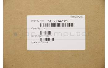 Lenovo 5CB0U42681 C-Abdeckung mit Tastatur, USA – Englisch, Eisengrau, Ohne_Hintergrundbeleuchtung