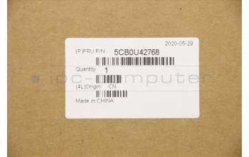 Lenovo 5CB0U42768 Tastatur inkl. Topcase ASM_UKR L 81LK BL