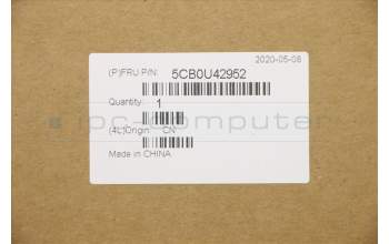 Lenovo 5CB0U42952 C-Cover with keyboard, Belgian, Black, Backlight, UK