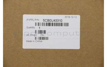 Lenovo 5CB0U43310 LCD-Abdeckung B MGR mit Band