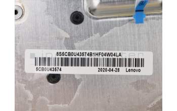 Lenovo 5CB0U43574 C-Abdeckung mit Tastatur, USA – Englisch, Onyxschwarz, Ohne_Hintergrundbeleuchtung, Ohne_Fingerabdruckscanner