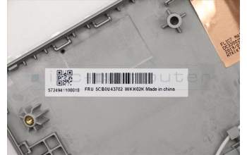 Lenovo 5CB0U43702 C-Abdeckung mit Tastatur, Skandinavien, Hintergrundbeleuchtung