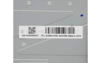 Lenovo 5CB0U43705 Tastatur inkl. Topcase ASM C 81T9 w/BL KB USA