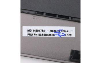 Lenovo 5CB0U43820 Tastatur inkl. Topcase ASM_USA L 81TD IG