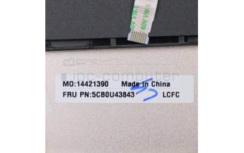 Lenovo 5CB0U43843 Tastatur inkl. Topcase ASM_US INTE L 81TD MC