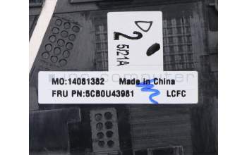 Lenovo 5CB0U43981 Tastatur inkl. Topcase ASM_UK L 81TC MC