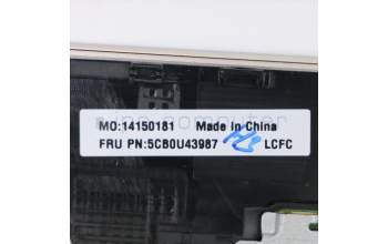 Lenovo 5CB0U43987 Tastatur inkl. Topcase ASM_BE L 81TC MC