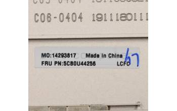 Lenovo 5CB0U44256 C-Cover with keyboard, Hebrew, Mica, Backlight, US