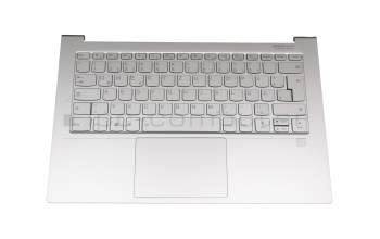 5CB0U44258 Original Lenovo Tastatur inkl. Topcase DE (deutsch) silber/silber mit Backlight
