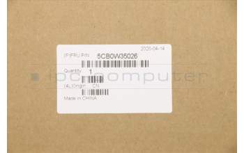 Lenovo 5CB0W35026 COVER FRU Ccover w/o FPR BK,clamshell,BK