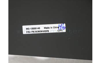 Lenovo 5CB0W43329 COVER LCD Cover L 81VB IMR BK