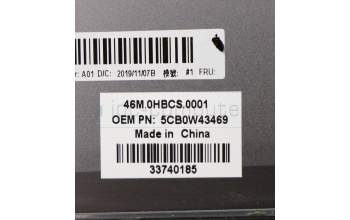 Lenovo 5CB0W43469 COVER Lower Case W 81Q8 IG w/T-PAD