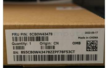 Lenovo 5CB0W43478 Tastatur inkl. Topcase ASM_FR W 81Q8 IG W/KB