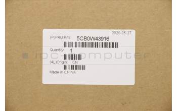 Lenovo 5CB0W43916 Tastatur inkl. Topcase ASM_UK W 81VS PG