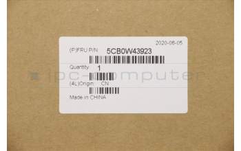 Lenovo 5CB0W43923 Tastatur inkl. Topcase ASM_US INTE W 81VS PG