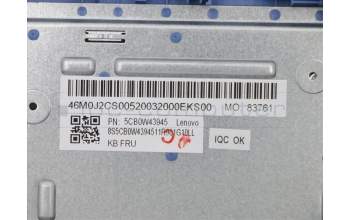 Lenovo 5CB0W43945 Tastatur inkl. Topcase ASM_GR W 81VS IB