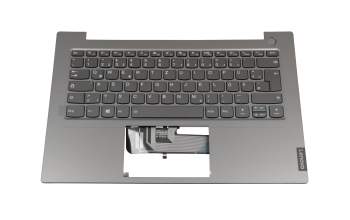 5CB0W44384 Original Lenovo Tastatur inkl. Topcase DE (deutsch) grau/grau mit Backlight