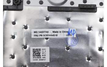 Lenovo 5CB0W44518 Tastatur inkl. Topcase ASM_ND L81YAIGTEXD