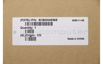 Lenovo 5CB0W45365 Tastatur inkl. TopcaseQ20RWFP_MGR_NBLCZ/SK