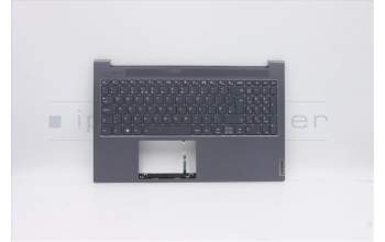 Lenovo 5CB0X55840 C-Cover with keyboard,UK English,Grey,Backlight