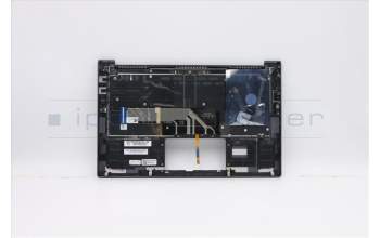 Lenovo 5CB0X55872 C-Abdeckung mit Tastatur, Deutsch, Grau, Hintergrundbeleuchtung