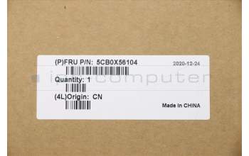 Lenovo 5CB0X56104 Tastatur inkl. Topcase ASM_SW L 81YK BLFPPG