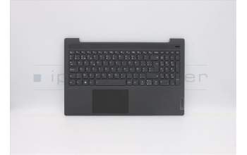 Lenovo 5CB0X56143 C-Cover with keyboard, Belgian, Platinum Grey, Backlight, Fingerprint, UK