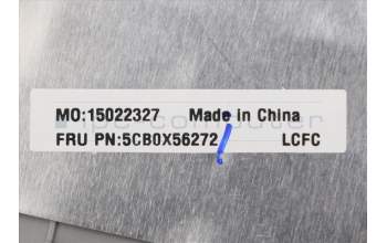 Lenovo 5CB0X56272 Tastatur inkl. TopcaseASM_US INTE L81YKNBLFPPG