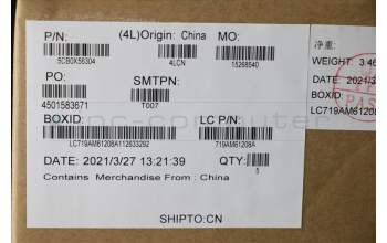 Lenovo 5CB0X56304 Tastatur inkl. TopcaseASM_FR-AR L81YK NBLNFPPG