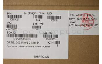 Lenovo 5CB0X56327 Tastatur inkl. Topcase ASM_BE L81YK NBLFPGG