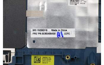 Lenovo 5CB0X56420 Tastatur inkl. TopcaseASM_CZ-SK L81YKNBLNFPLT