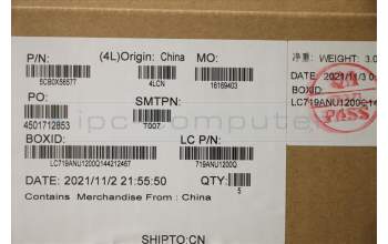 Lenovo 5CB0X56577 Tastatur inkl. Topcase ASM_SW L81WA NFPBKDIS