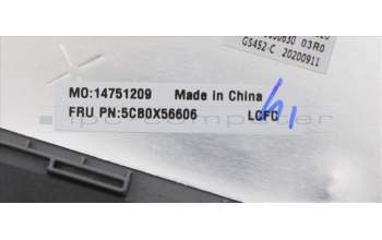 Lenovo 5CB0X56606 Tastatur inkl. Topcase ASM_SA L81WA NFPPGYDIS