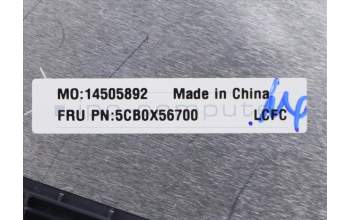 Lenovo 5CB0X56700 C-Cover with keyboard,Bulgarian,Abyss Blue,Non_Backlight,Fingerprint