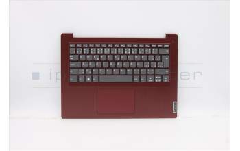 Lenovo 5CB0X56729 C-Cover with keyboard, Czech, Coral Red, Non-Backlight, Non-Fingerprint, UK